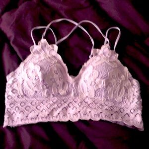 Brand new Lace pull-over bra, by Cherish.